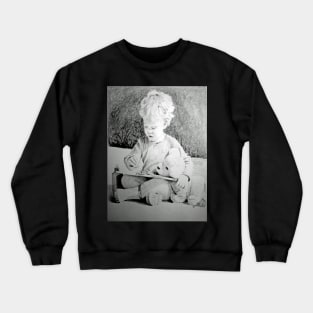 Play time - Drawing by Avril Thomas - Adelaide / South Australia Artist Crewneck Sweatshirt